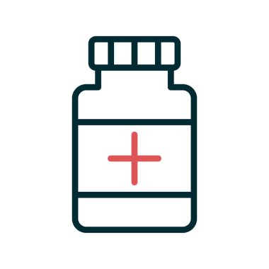 Uyuşturucu. Web simgesi basit illüstrasyon