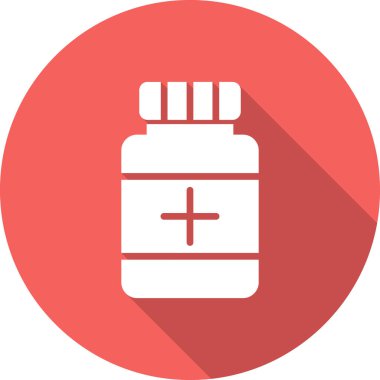 Uyuşturucu. Web simgesi basit illüstrasyon