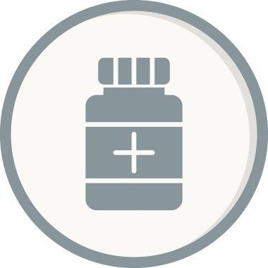 Uyuşturucu. Web simgesi basit illüstrasyon