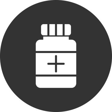 Uyuşturucu. Web simgesi basit illüstrasyon