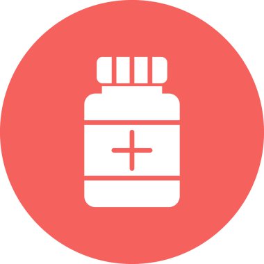 Uyuşturucu. Web simgesi basit illüstrasyon