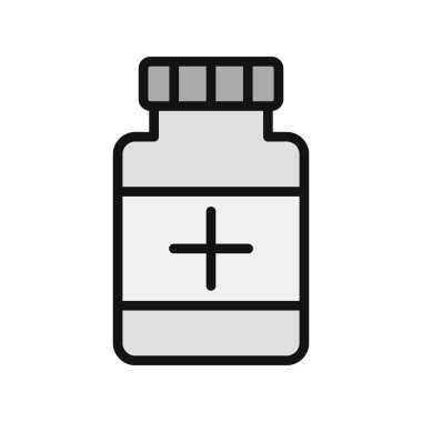 Uyuşturucu. Web simgesi basit illüstrasyon