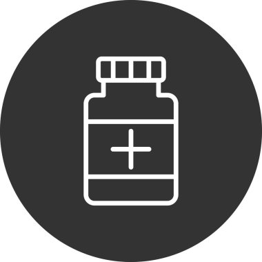 Uyuşturucu. Web simgesi basit illüstrasyon