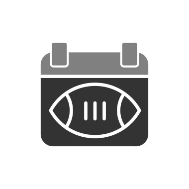 Takvim simgesinin vektör illüstrasyonu