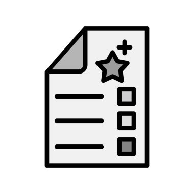 belge simgesi vektörü web ve mobil uygulama tasarımınız için beyaz arkaplanda izole edildi, pano logosu kavramı