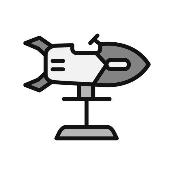 Ракетна Іконка Векторні Ілюстрації — стоковий вектор