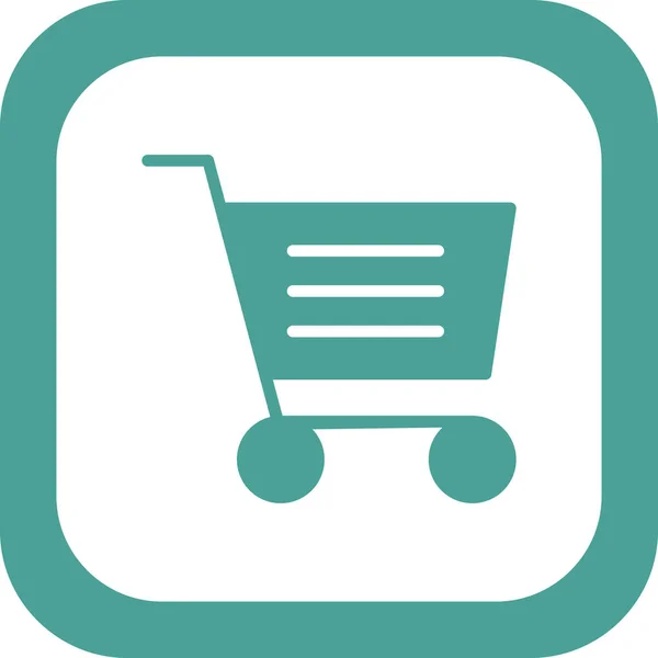 Shopping Cart Icon Vector Illustration — Stock Vector