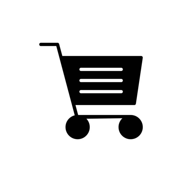 Shopping Cart Icon Vector Illustration — Stock Vector