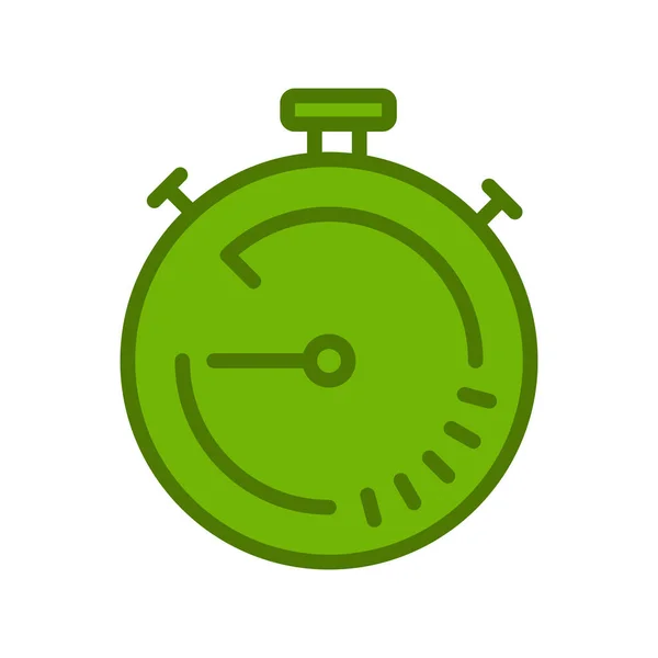 Stopwatch Icon Flat Vector Illustration Design — Διανυσματικό Αρχείο