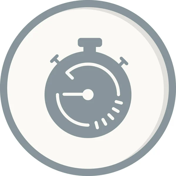 Ikona Stopwatch Płaski Wektor Ilustracji Projekt — Wektor stockowy