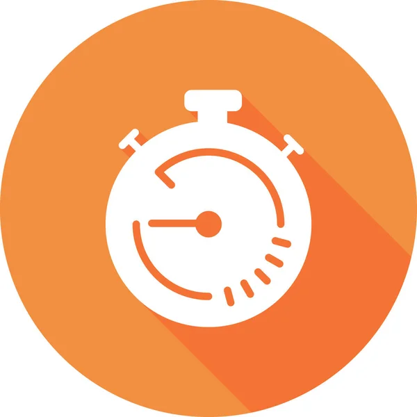 Stopwatch Icon Flat Vector Illustration Design — Stock Vector