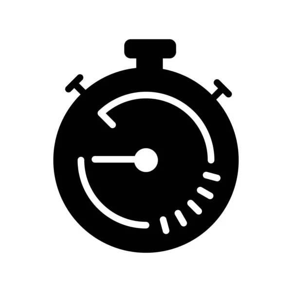 Stopwatch Icon Flat Vector Illustration Design — Stockvektor