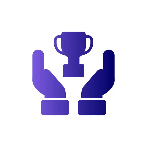 Success Icon Cup Vector Illustration — Wektor stockowy