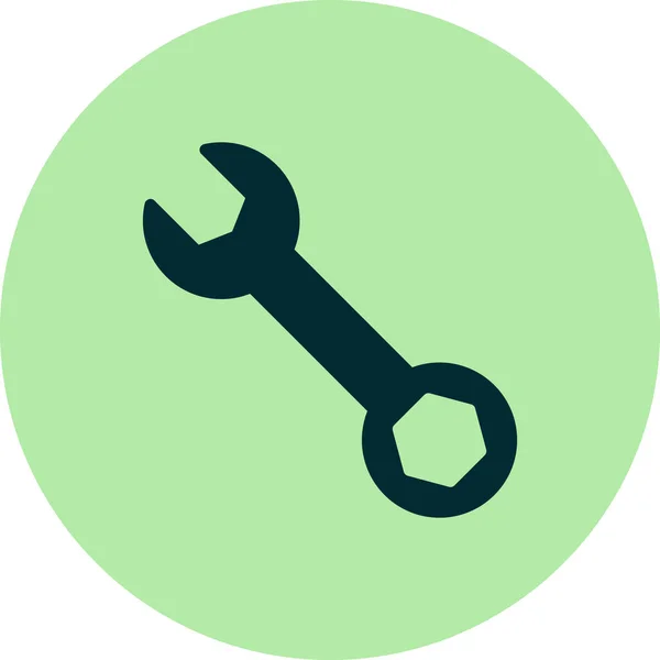 Wrench Icon Repair Service Symbol Vector Illustration — Stock Vector