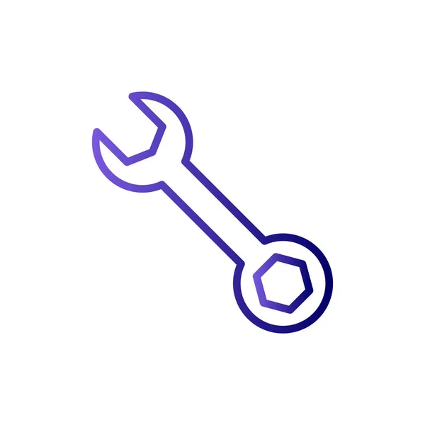 Wrench Icon Repair Service Symbol Vector Illustration — Stock Vector