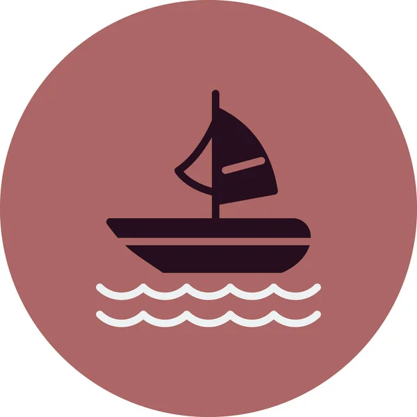 Boat Icon Vector Illustration — Stockvector