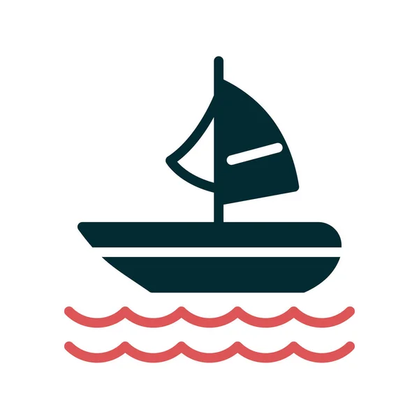 Boat Icon Vector Illustration — 스톡 벡터