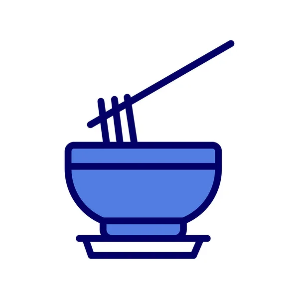 Bowls Icon Vector Illustration — Vetor de Stock