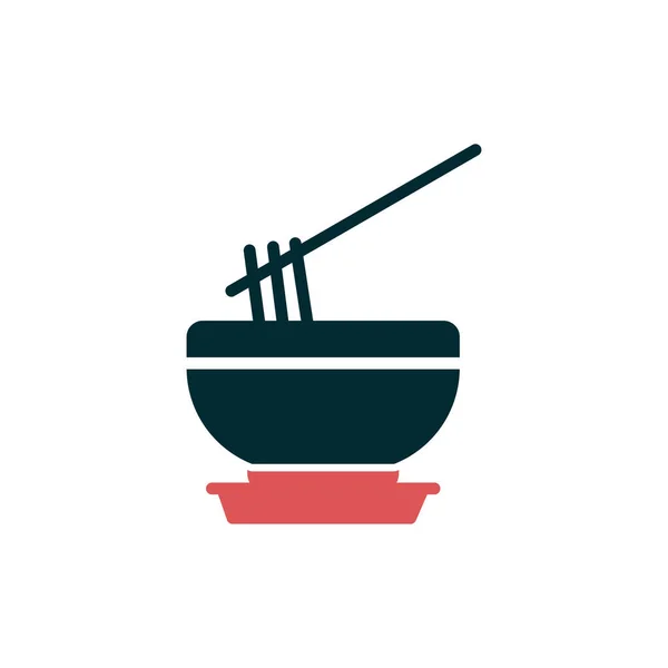 Bowls Icon Vector Illustration — стоковый вектор