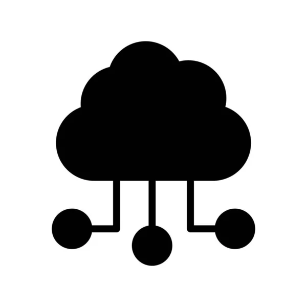 云计算 简单的设计 — 图库矢量图片