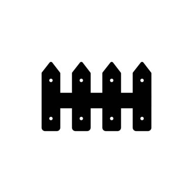 Çit. Web simgesi vektör illüstrasyonu