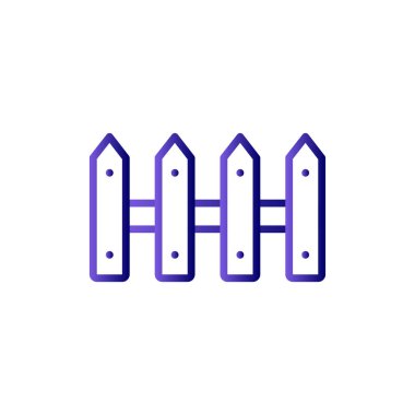 Çit. Web simgesi vektör illüstrasyonu