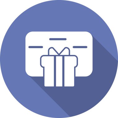 Hediye kutusu simgesi. vektör illüstrasyonu.