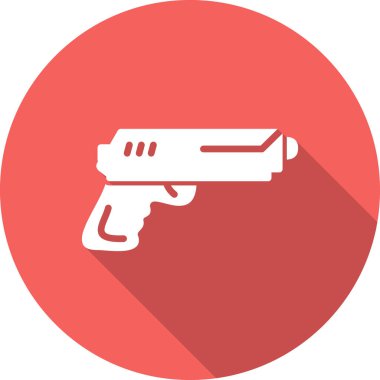 Bir silah simgesinin vektör illüstrasyonu