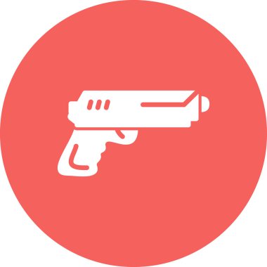 Bir silah simgesinin vektör illüstrasyonu