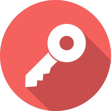 Anahtar simgesi vektör illüstrasyonu