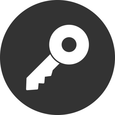 Anahtar simgesi vektör illüstrasyonu