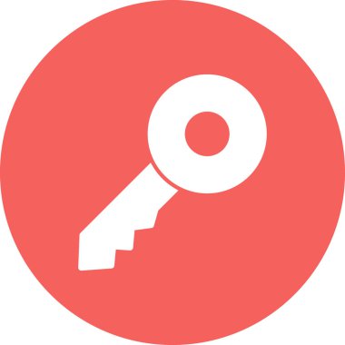 Anahtar simgesi vektör illüstrasyonu