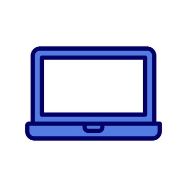 modern dizüstü bilgisayar simgesi, vektör illüstrasyon tasarımı