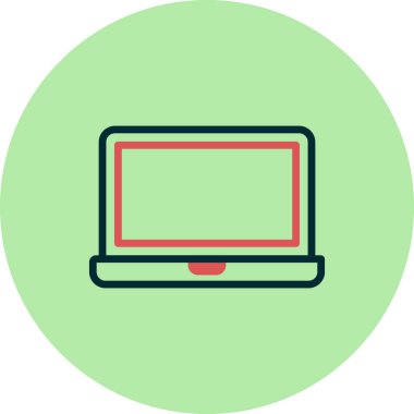 modern dizüstü bilgisayar simgesi, vektör illüstrasyon tasarımı