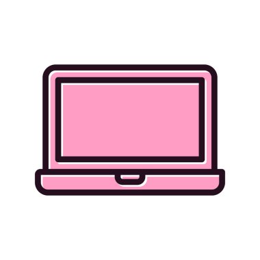 modern dizüstü bilgisayar simgesi, vektör illüstrasyon tasarımı