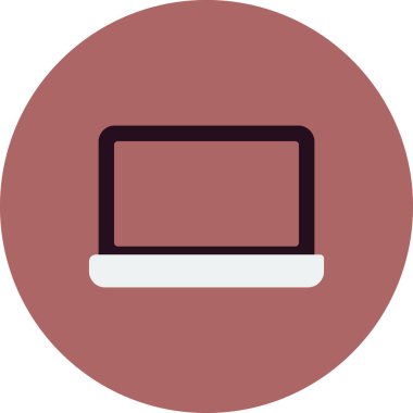 modern dizüstü bilgisayar simgesi, vektör illüstrasyon tasarımı