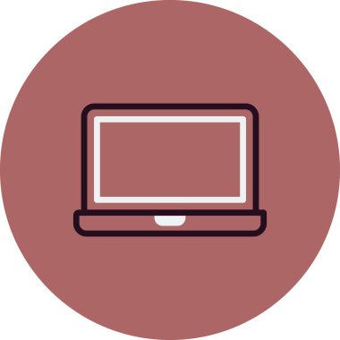 modern dizüstü bilgisayar simgesi, vektör illüstrasyon tasarımı