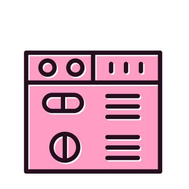 Web sitesi simgesi, vektör illüstrasyon tasarımı 