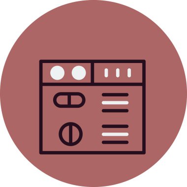 Web sitesi simgesi, vektör illüstrasyon tasarımı 