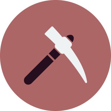 Çekiç simgesinin vektör illüstrasyonu