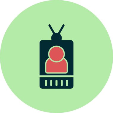 Konuşma balonu. Basit vektör illüstrasyonu