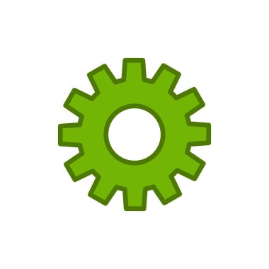 Ayarlar. Web simgesi basit illüstrasyon 