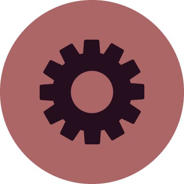 Ayarlar. Web simgesi basit illüstrasyon 