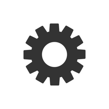 Ayarlar. Web simgesi basit illüstrasyon 