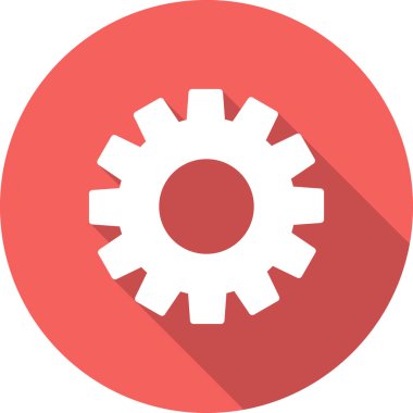 Ayarlar. Web simgesi basit illüstrasyon 