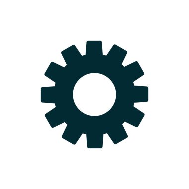 Ayarlar. Web simgesi basit illüstrasyon 