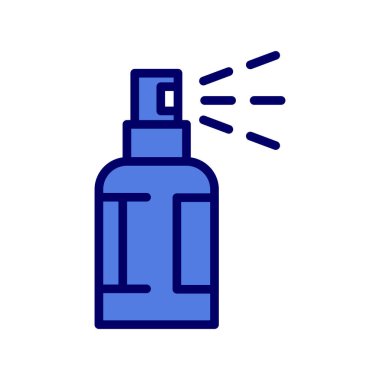 Sprey şişe simgesinin vektör illüstrasyonu