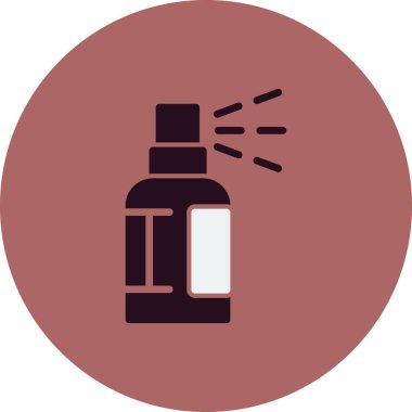 Sprey şişe simgesinin vektör illüstrasyonu