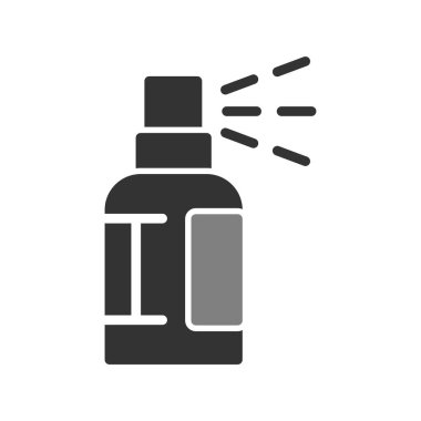 Sprey şişe simgesinin vektör illüstrasyonu