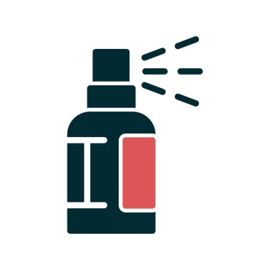 Sprey şişe simgesinin vektör illüstrasyonu